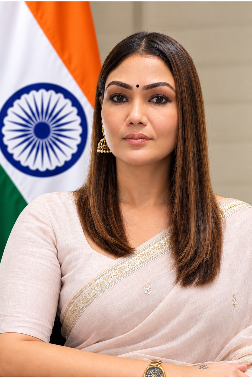 Laxmi — Founder & Chairperson, Lax Corporations